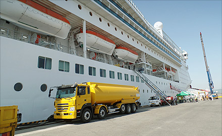 크루즈 슬러지 수거처리